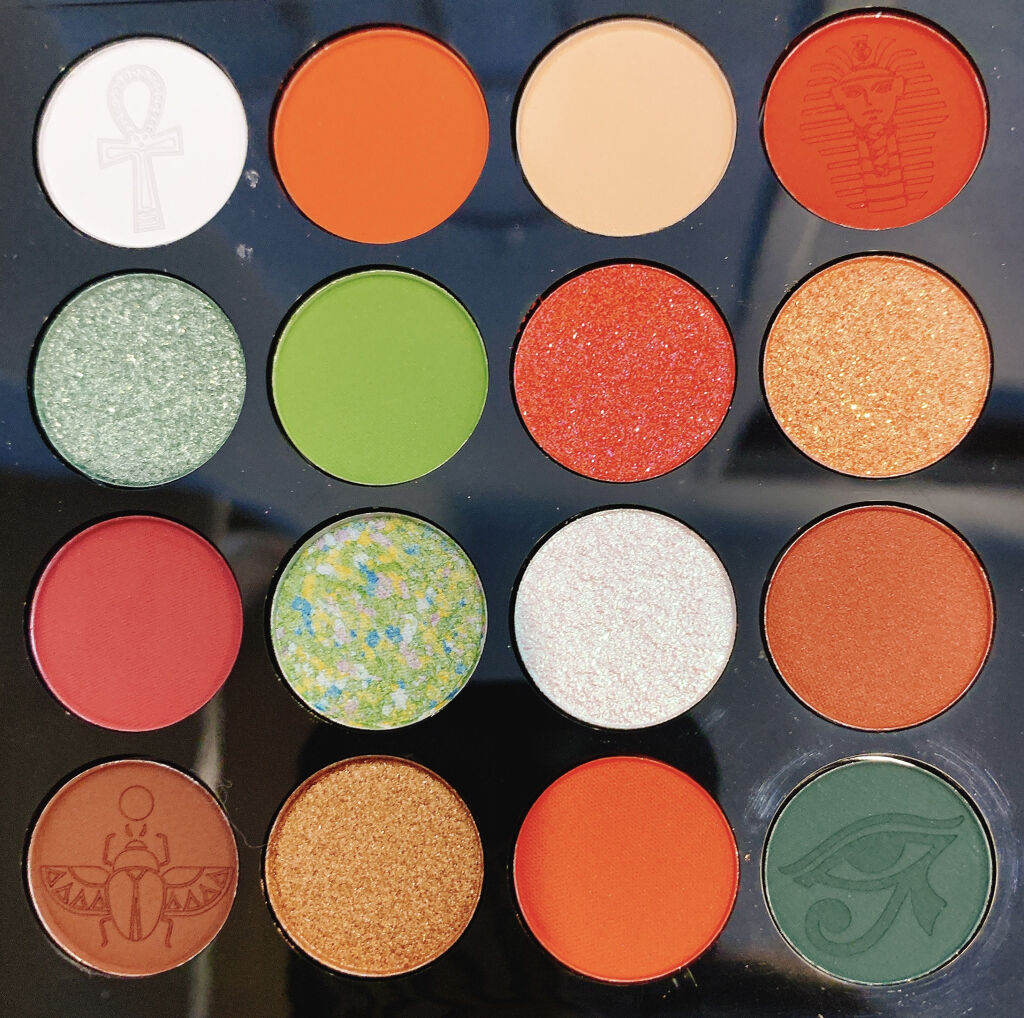 大英博物館 エジプトシリーズ アイシャドウパレット/ZEESEA/アイシャドウパレットを使ったクチコミ（2枚目）