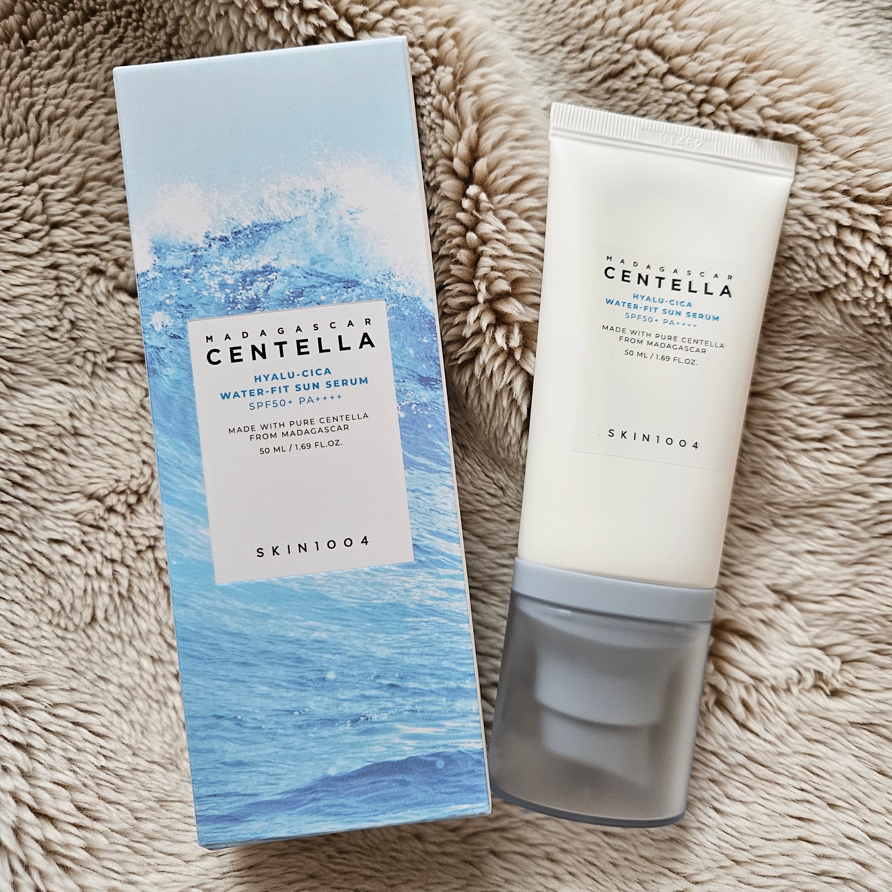 ヒアルーシカ ウォーターフィット サンセラム/SKIN1004/日焼け止めローションを使ったクチコミ（1枚目）