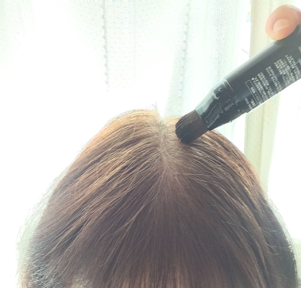 白髪隠しカラーリングブラシ/綺和美/ヘアカラーを使ったクチコミ(1枚目)