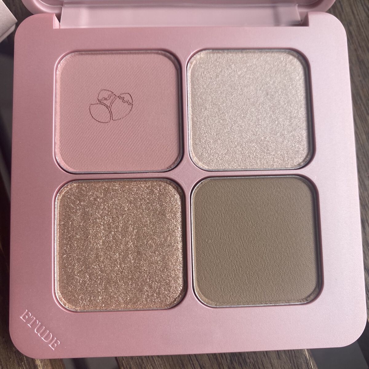 カカオフレンズ　プレイカラーアイズ　/ETUDE/アイシャドウパレットを使ったクチコミ（3枚目）