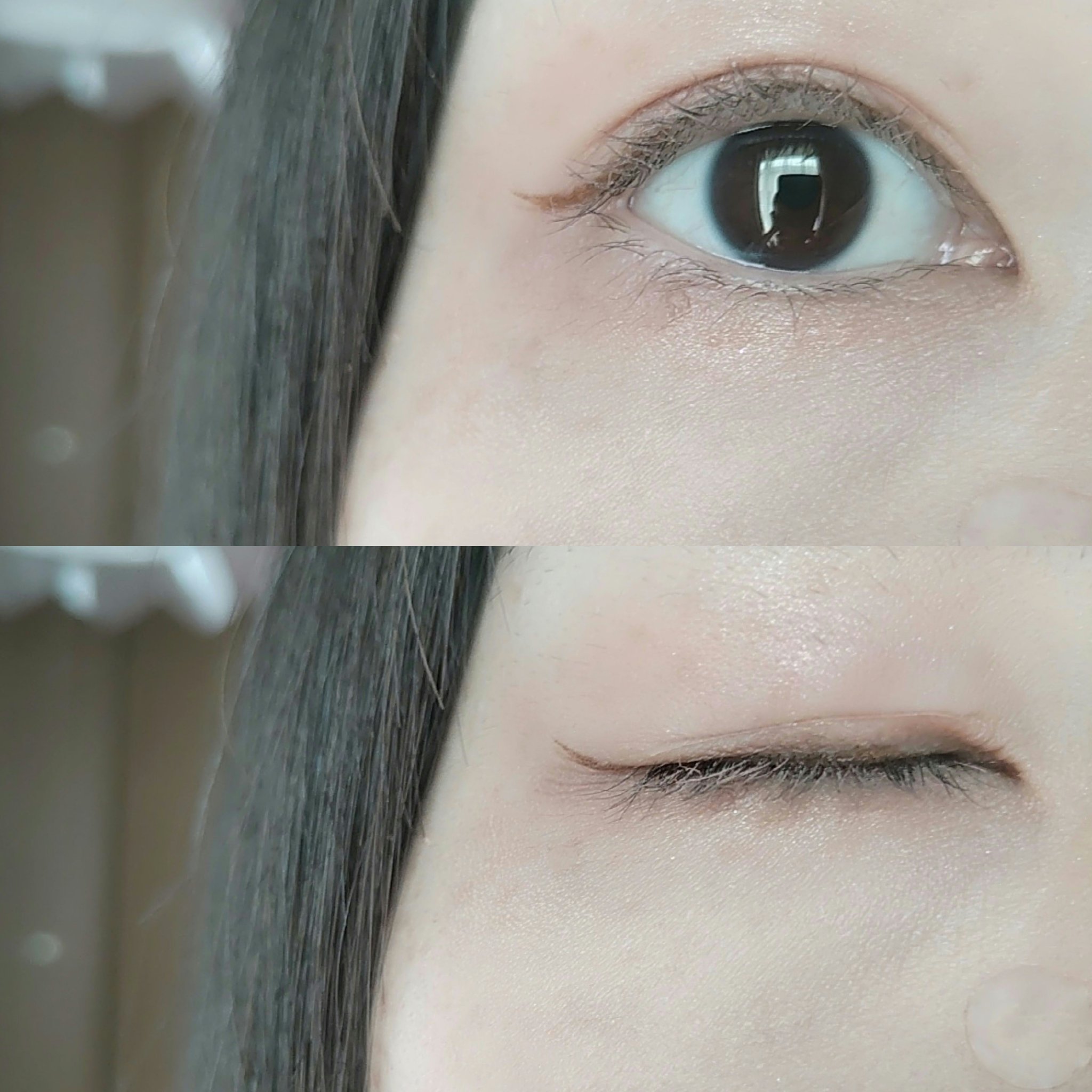 スキルレスライナー/LUMIURGLAS/リキッドアイライナーを使ったクチコミ（3枚目）