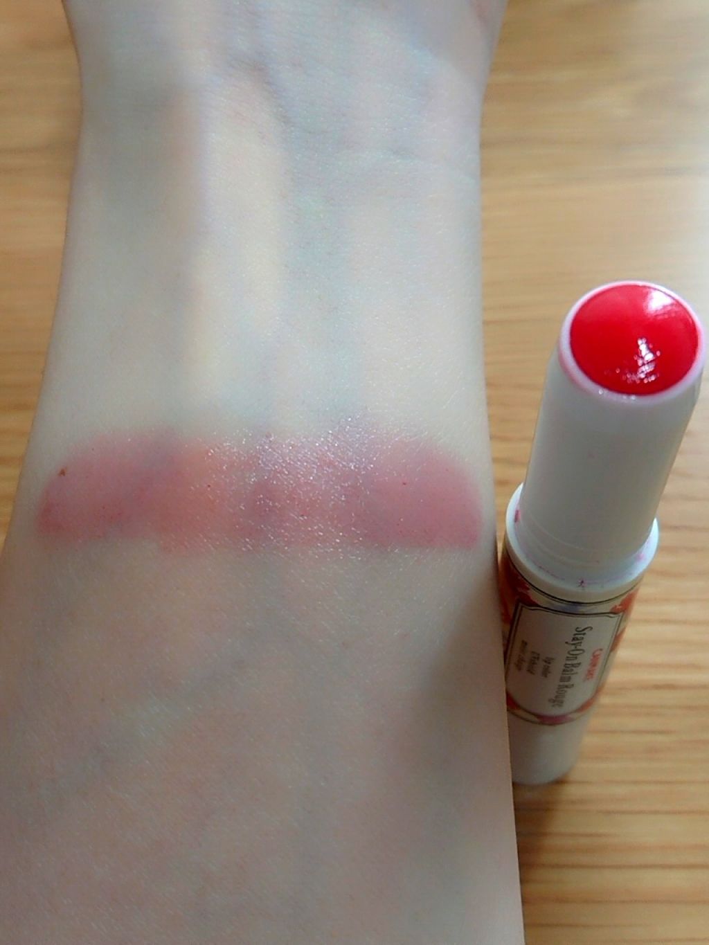 ステイオンバームルージュ/キャンメイク/口紅を使ったクチコミ（3枚目）