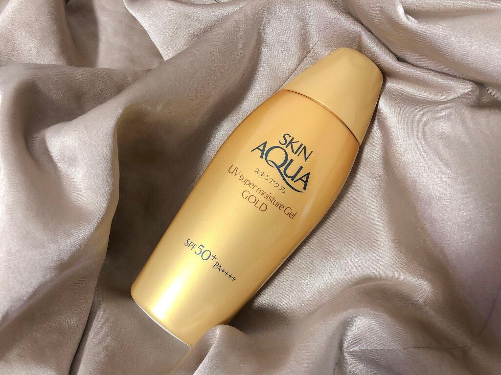 スーパーモイスチャージェルゴールド/スキンアクア/日焼け止めジェルを使ったクチコミ(1枚目)