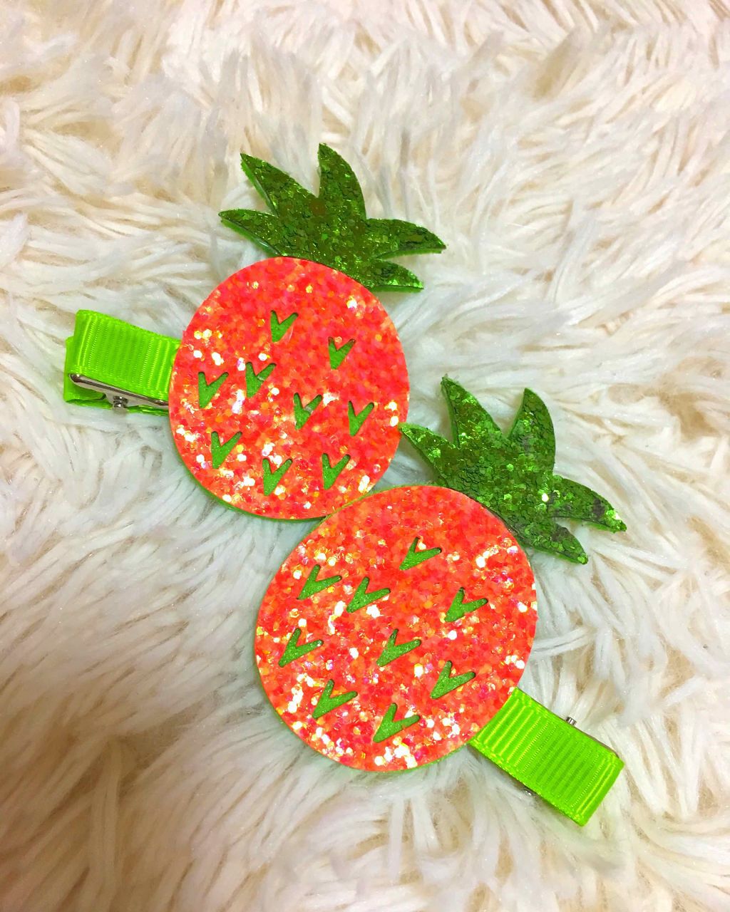 ひろろん on LIPS 「ダイソーシャイニーフルーツクリップ🍍(左右2個入り)こちらの商..」(2枚目)