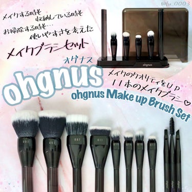 Ohgnus Make up Blush Set/Ohgnus/メイクブラシを使ったクチコミ（1枚目）