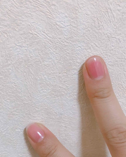 グロッシーコート/スキューズミー/オールインワンネイルを使ったクチコミ(3枚目)