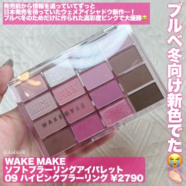 ソフトブラーリング アイパレット/WAKEMAKE/アイシャドウパレットを使ったクチコミ（2枚目）