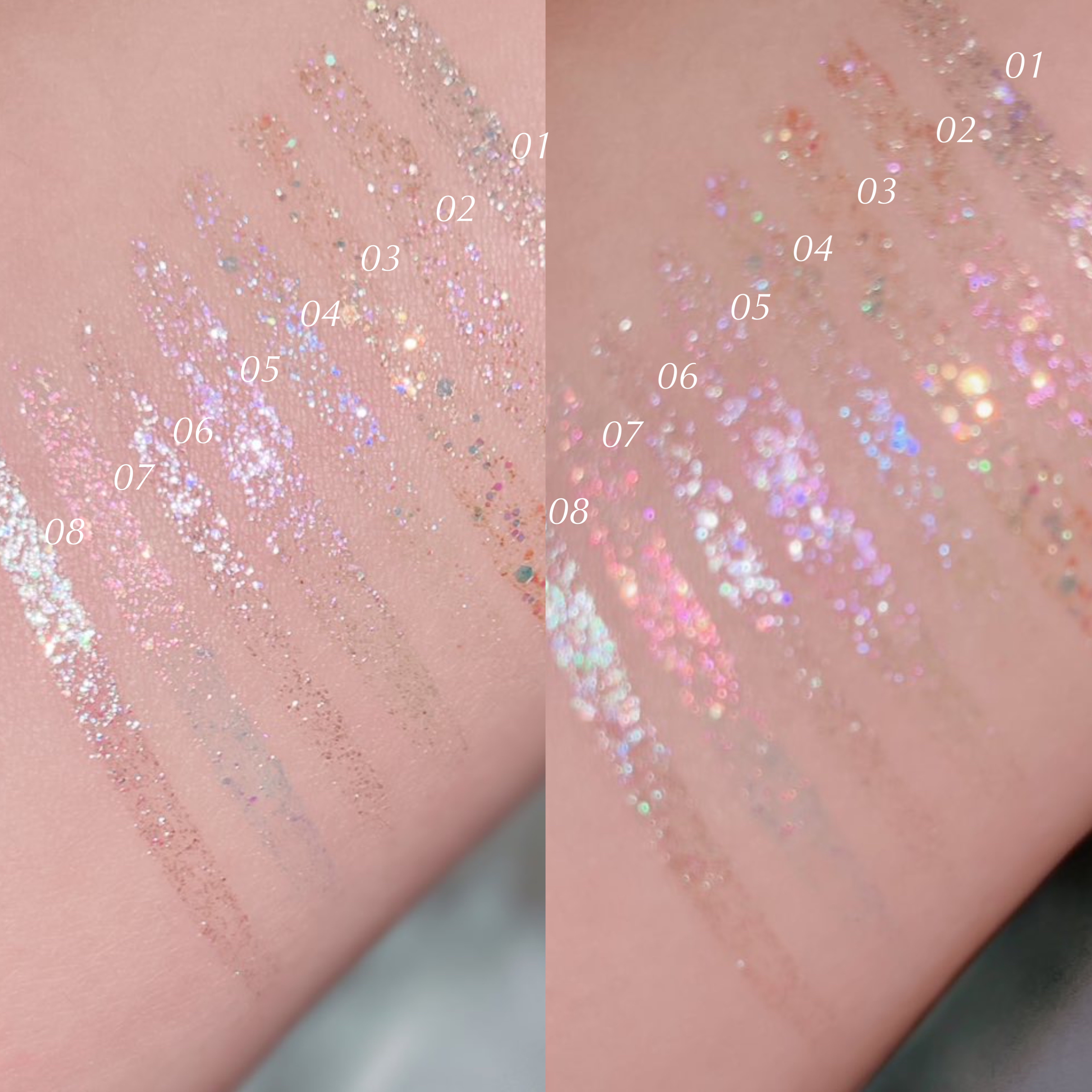 リキッド グリッター シャドウ/rom&nd/グリッターを使ったクチコミ（2枚目）