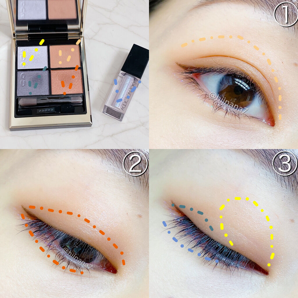 ザ リキッド アイシャドウ　ウルトラスパークル/ADDICTION/リキッドアイシャドウを使ったクチコミ（3枚目）