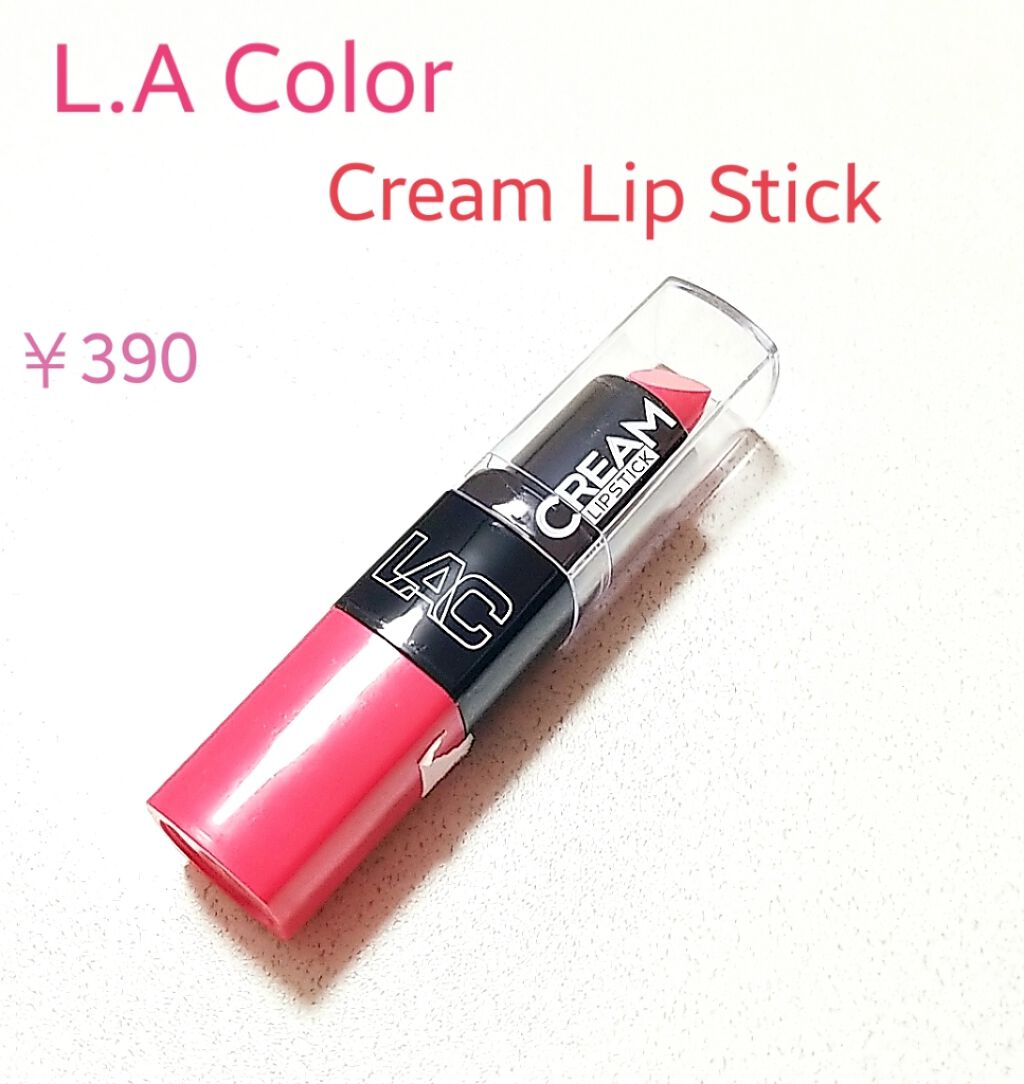 モイスチャークリーム リップスティック/L.A.COLORS/口紅を使ったクチコミ(1枚目)
