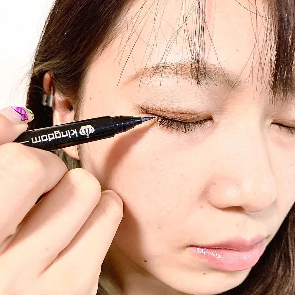 リキッドアイライナーWP		/キングダム/リキッドアイライナーを使ったクチコミ（3枚目）