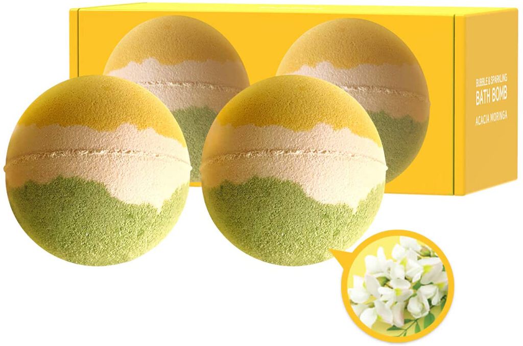 バブル＆スパークリングバスボム アカシアモリンガ Acacia Moringa
