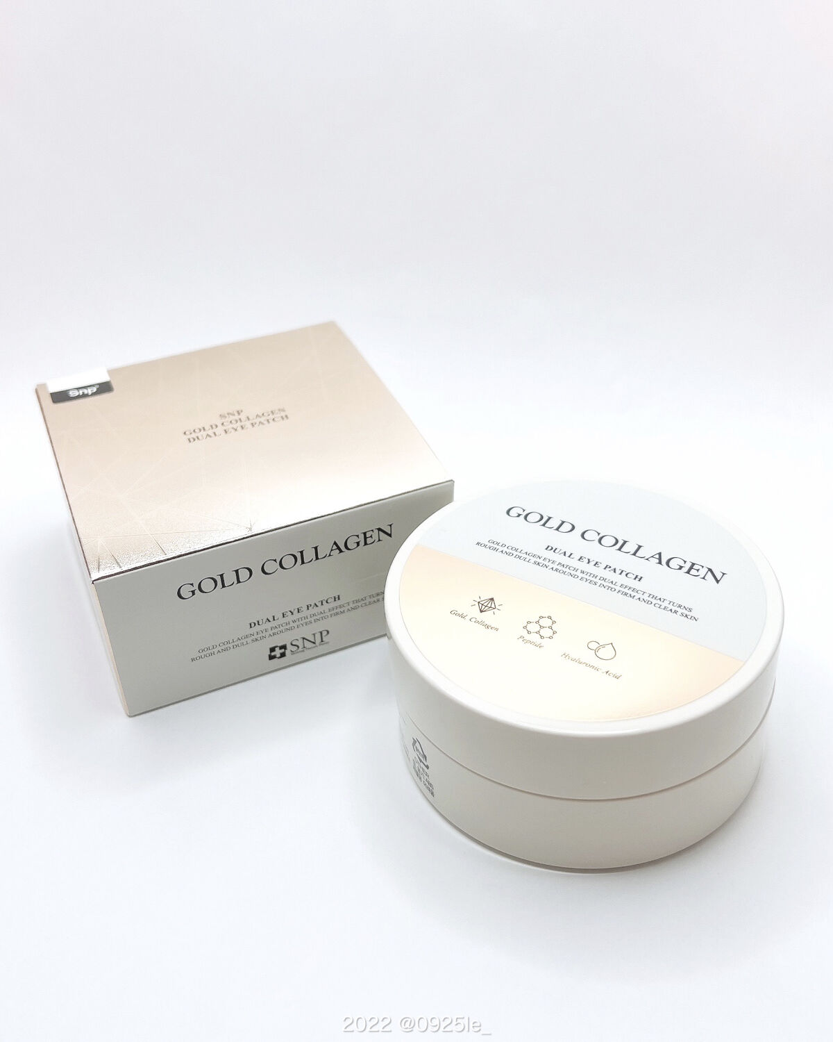 GOLD COLLAGEN DUAL EYE PATCH/SNP/アイケア・アイクリームを使ったクチコミ（3枚目）