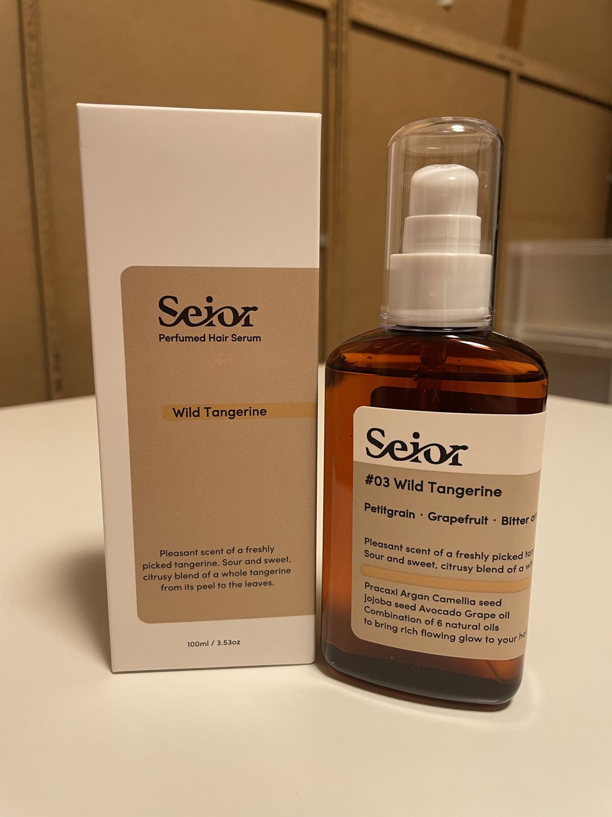 ヘアセラム 03 Wild Tangerine/seior/ヘアオイルを使ったクチコミ（1枚目）