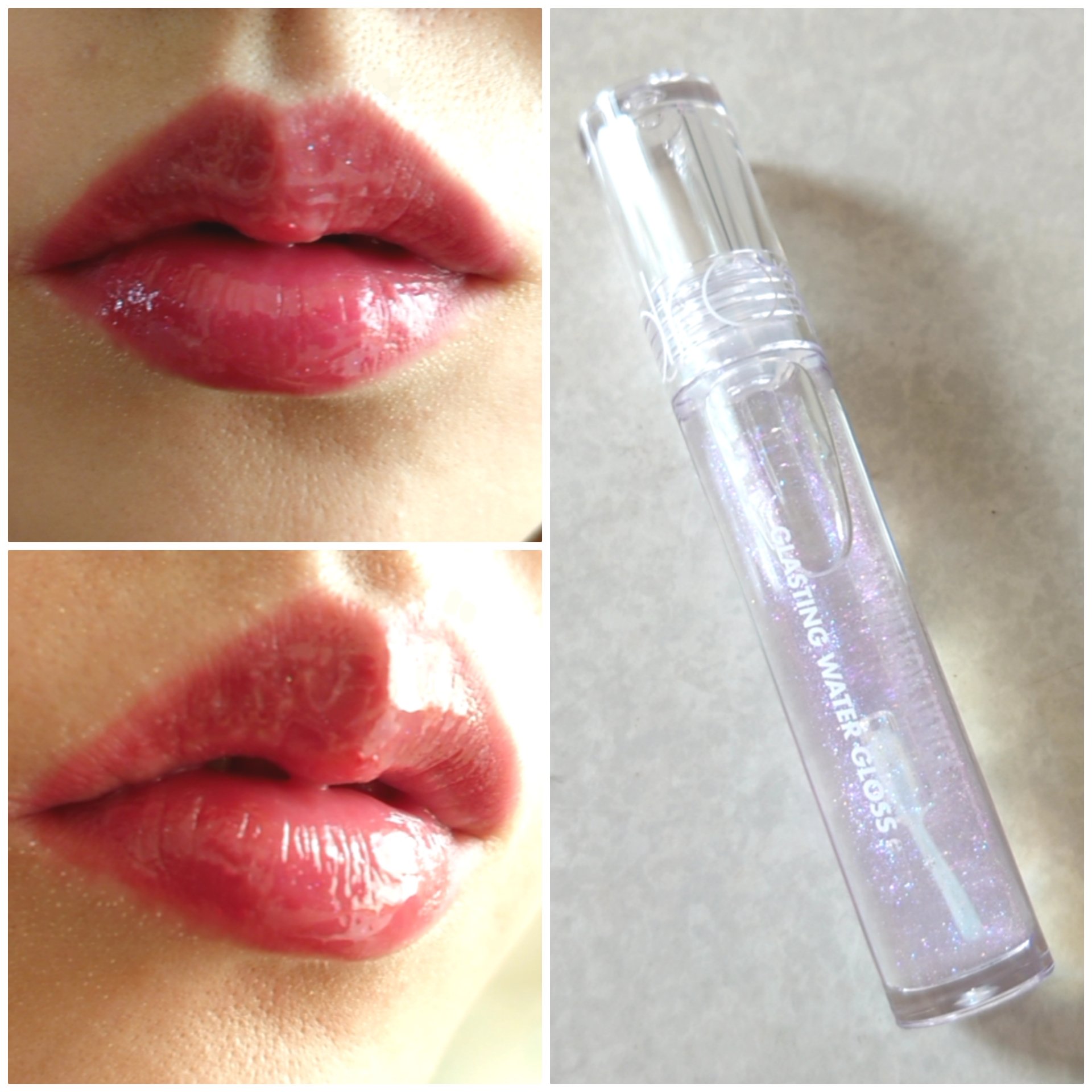 グラスティングウォーターグロス/rom&nd/リップグロスを使ったクチコミ（1枚目）