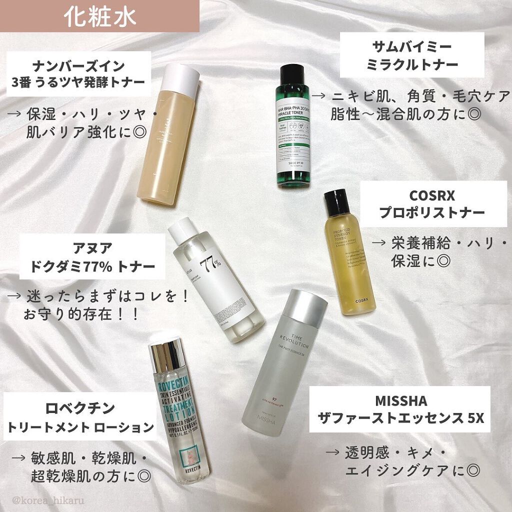 ひかる|肌悩み・成分・効果重視のスキンケア🌷 on LIPS 「他の投稿はこちらから🌟→ @korea_hikaruどれ選べば..」(3枚目)