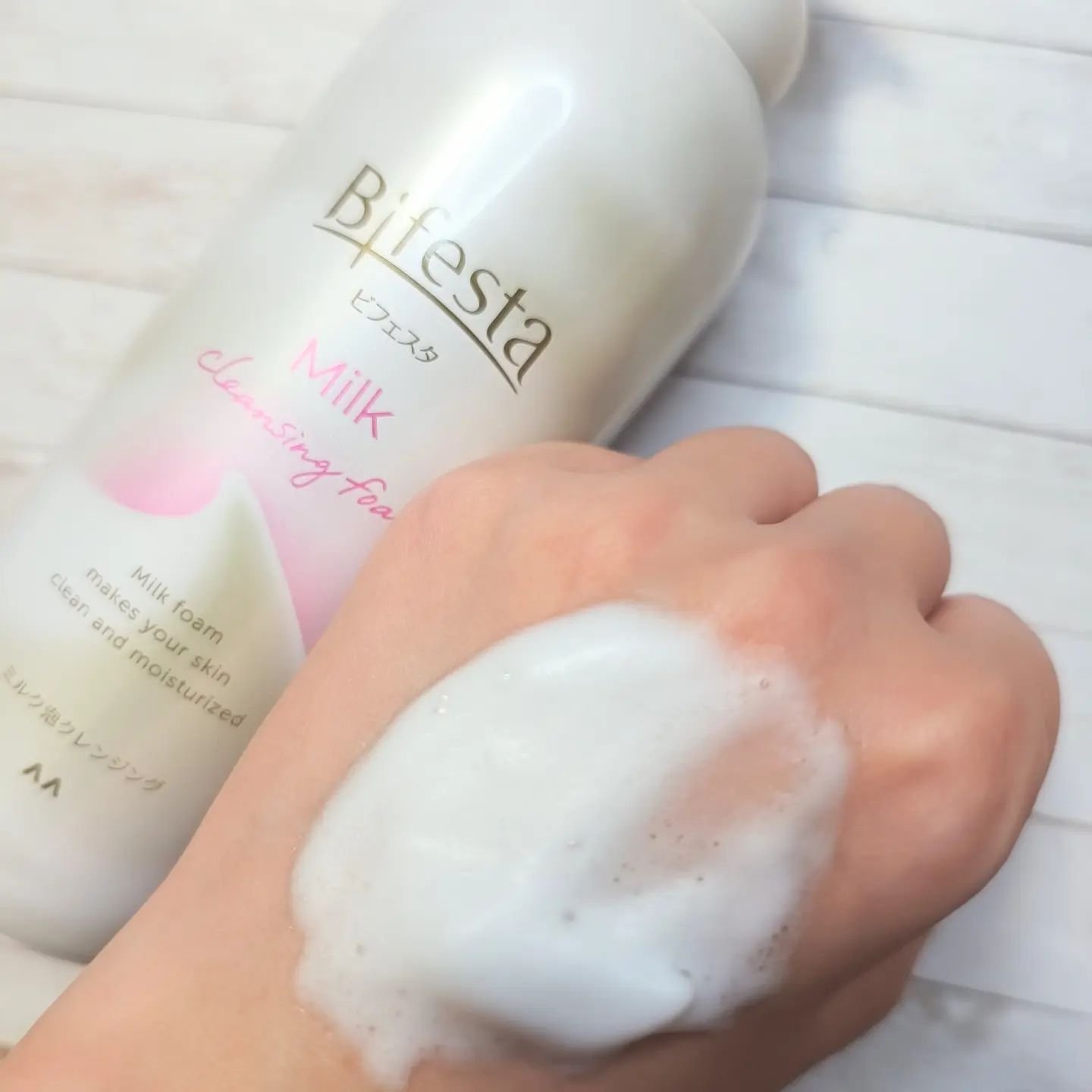 もっちりミルク泡クレンジング/ビフェスタ/クレンジングを使ったクチコミ（3枚目）