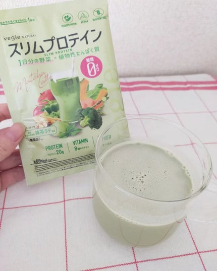 スリムプロテイン/vegie natural/ソイプロテインを使ったクチコミ(2枚目)