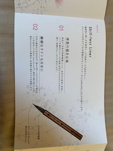 スキルレスライナー/LUMIURGLAS/リキッドアイライナーを使ったクチコミ(3枚目)