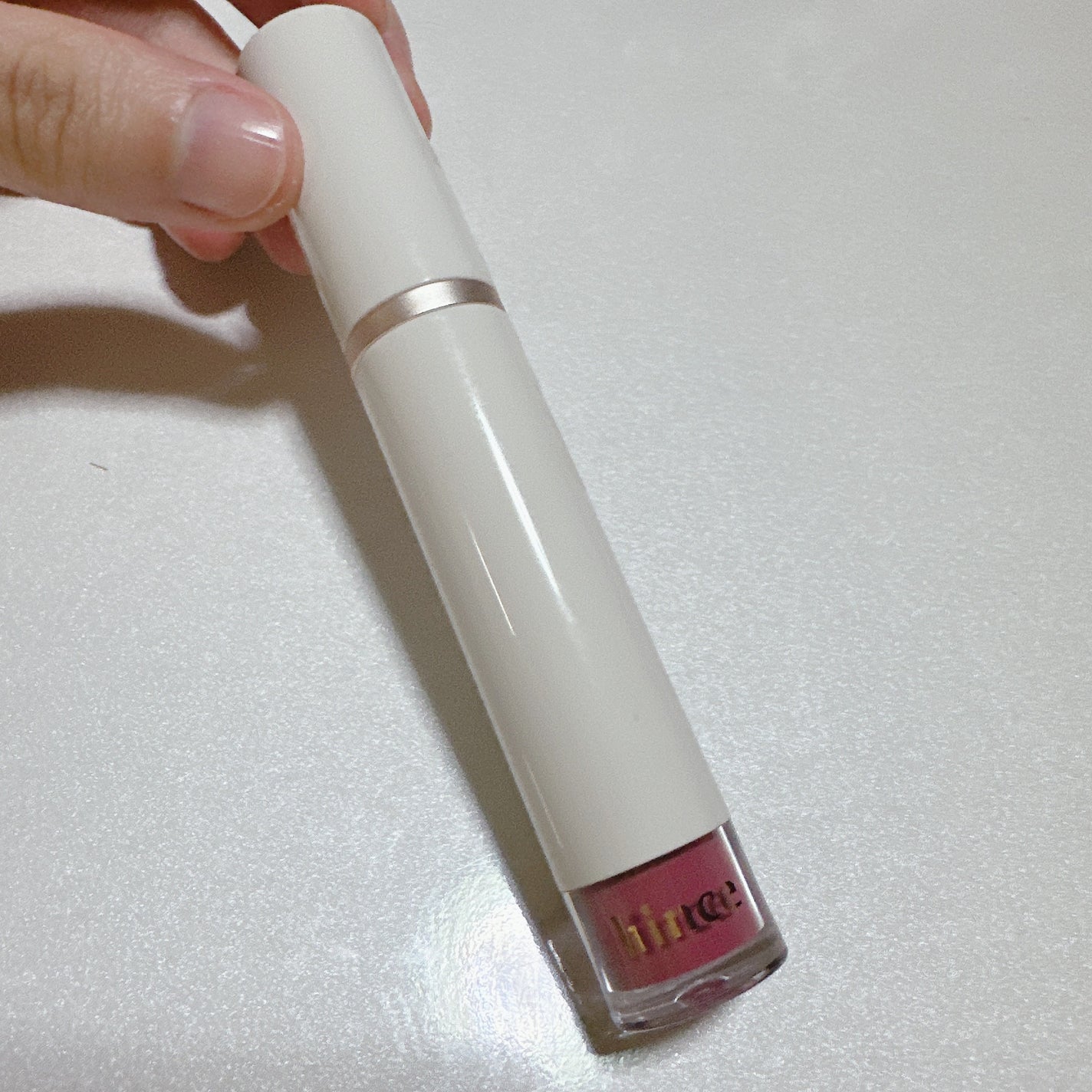 ムードインハンサーウォーターリキッドグロウ/hince/口紅を使ったクチコミ(2枚目)