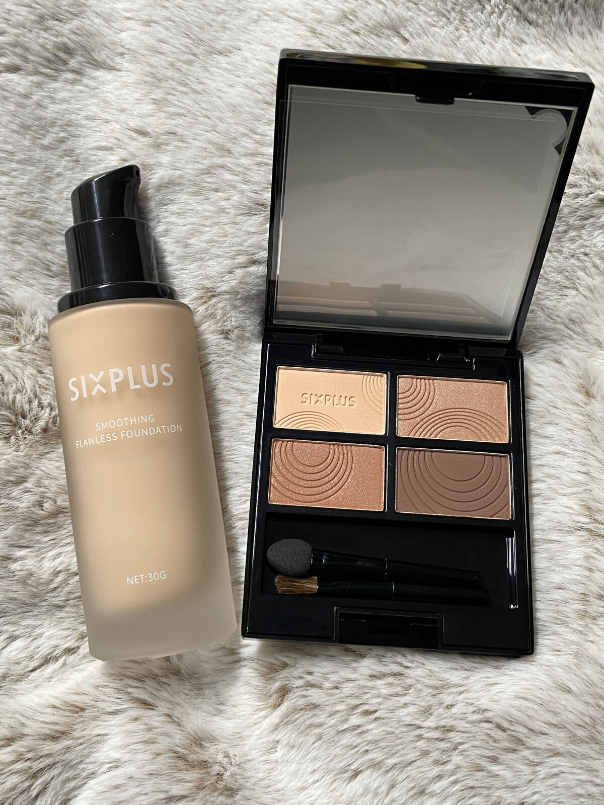 SIXPLUS 4色アイシャドウ/SIXPLUS/アイシャドウパレットを使ったクチコミ（3枚目）