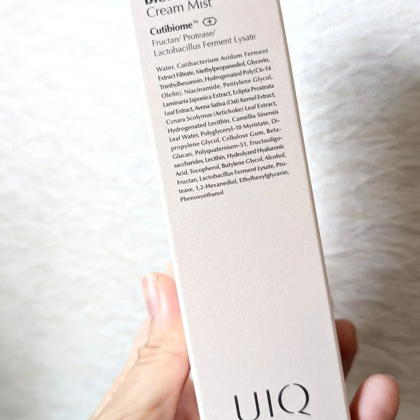 バイオームバリア クリームミスト/UIQ/ミスト状化粧水を使ったクチコミ(2枚目)
