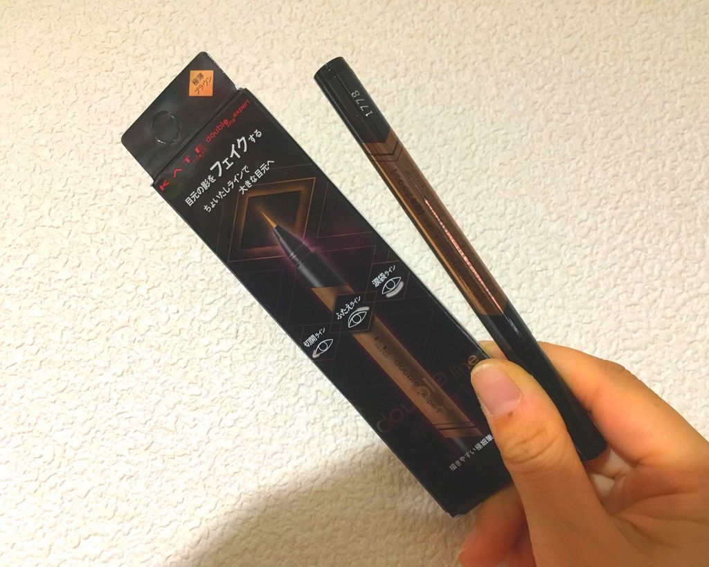 ダブルラインエキスパート/KATE/リキッドアイライナーを使ったクチコミ(1枚目)