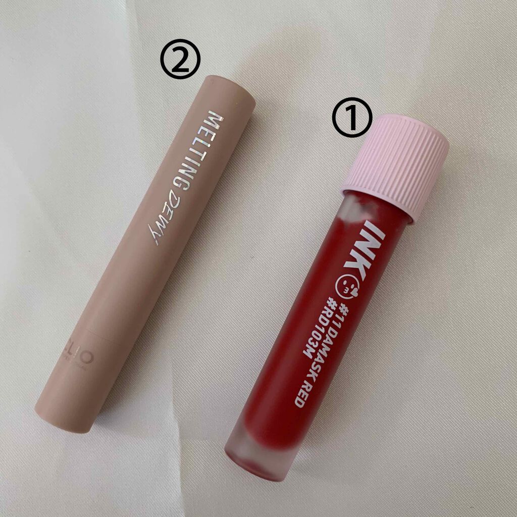 melting dewy lips/CLIO/口紅を使ったクチコミ（2枚目）