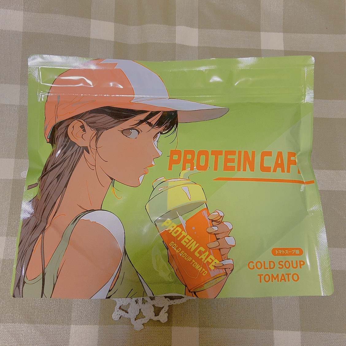 ゴールドスープトマト/プロテインカフェ/プロテインバーを使ったクチコミ（1枚目）