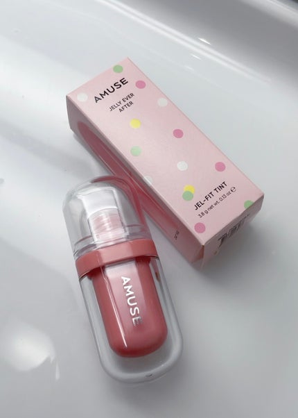 ジェルフィットティント/AMUSE/リップティントを使ったクチコミ(2枚目)