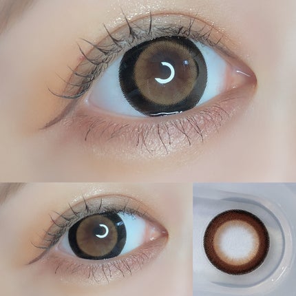 ベイビーモテコンマンスリー/モテコン/1ヶ月(1MONTH)カラコンを使ったクチコミ(7枚目)