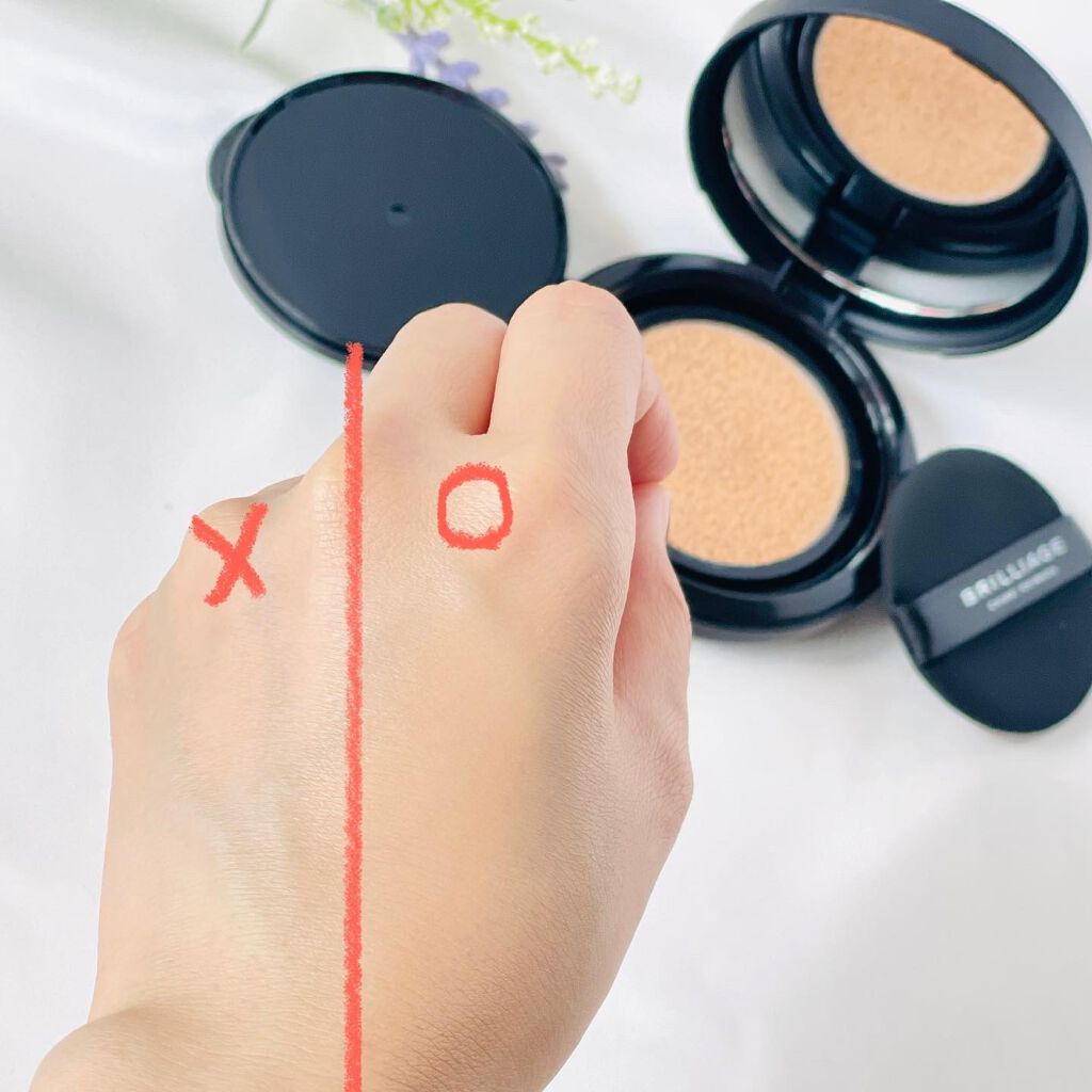 クリエイターズ ロングウェア UV クッション/ブリリアージュ/クッションファンデーションを使ったクチコミ(6枚目)