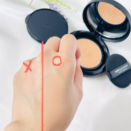 クリエイターズ ロングウェア UV クッション/ブリリアージュ/クッションファンデーションを使ったクチコミ(6枚目)