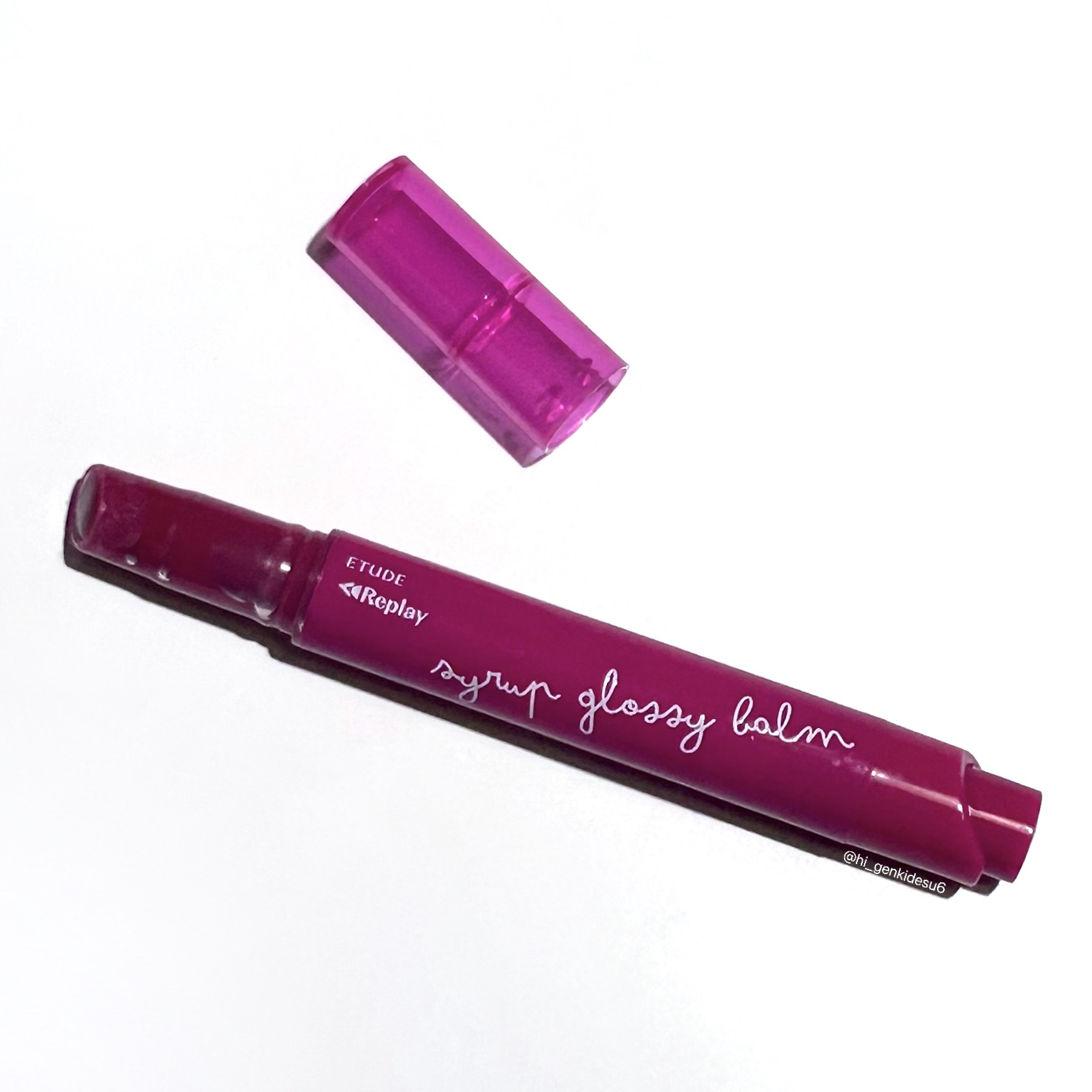 Lシロップグロッシーバーム チェリーシロップ/ETUDE/口紅を使ったクチコミ（1枚目）