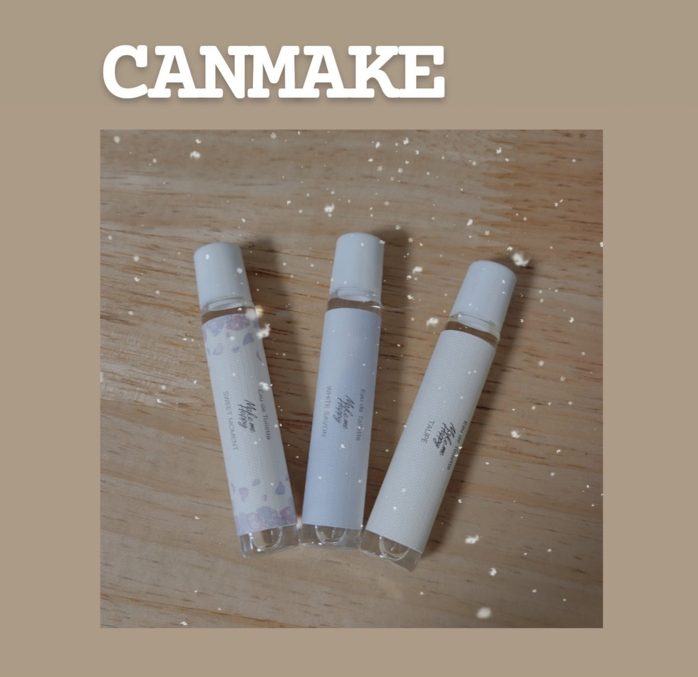 メイクミーハッピー オードトワレ TAUPE/キャンメイク/香水(レディース)を使ったクチコミ(1枚目)