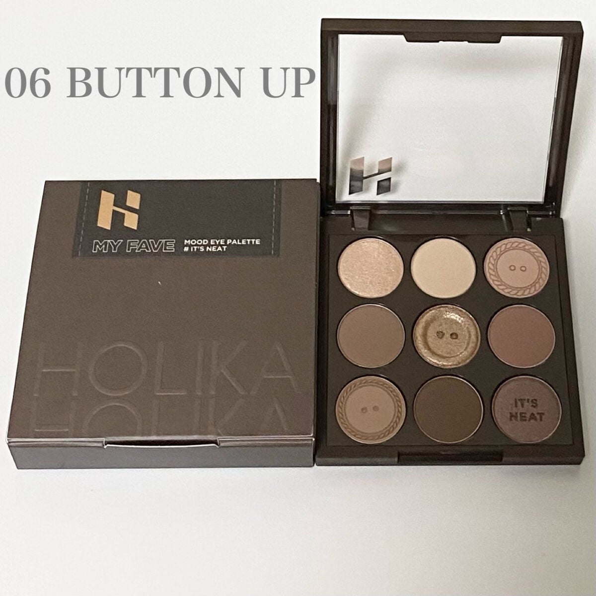 マイフェイブムードアイパレット 9カラー/HOLIKA HOLIKA/アイシャドウパレットを使ったクチコミ(4枚目)