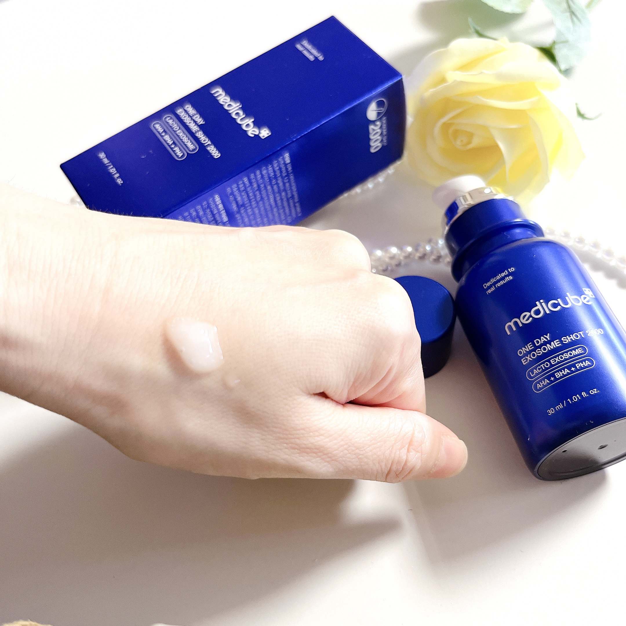 ゼロ1DAYエクソソームショット2000/MEDICUBE/美容液を使ったクチコミ（3枚目）
