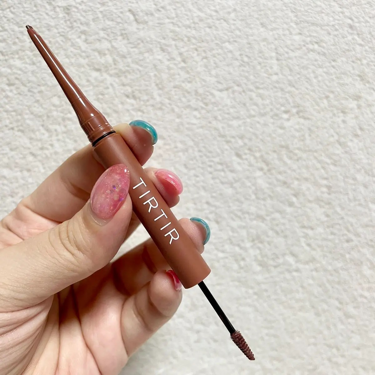 スキニーブロウペンシル＆ブロウマスカラ 03 アッシュロージー/TIRTIR(ティルティル)/アイブロウペンシルを使ったクチコミ（3枚目）