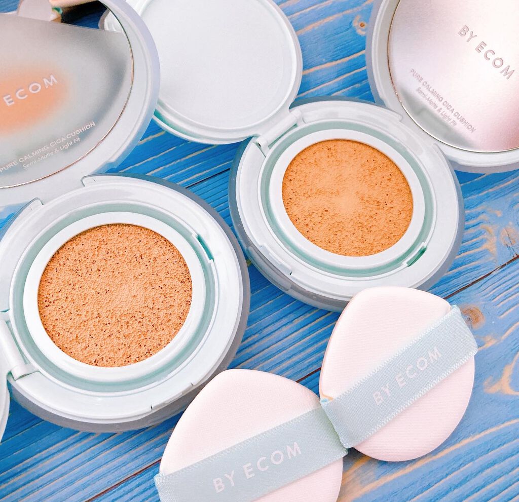 ピュアカーミングシカ クッションファンデーション/BY ECOM/クッションファンデーションを使ったクチコミ(8枚目)