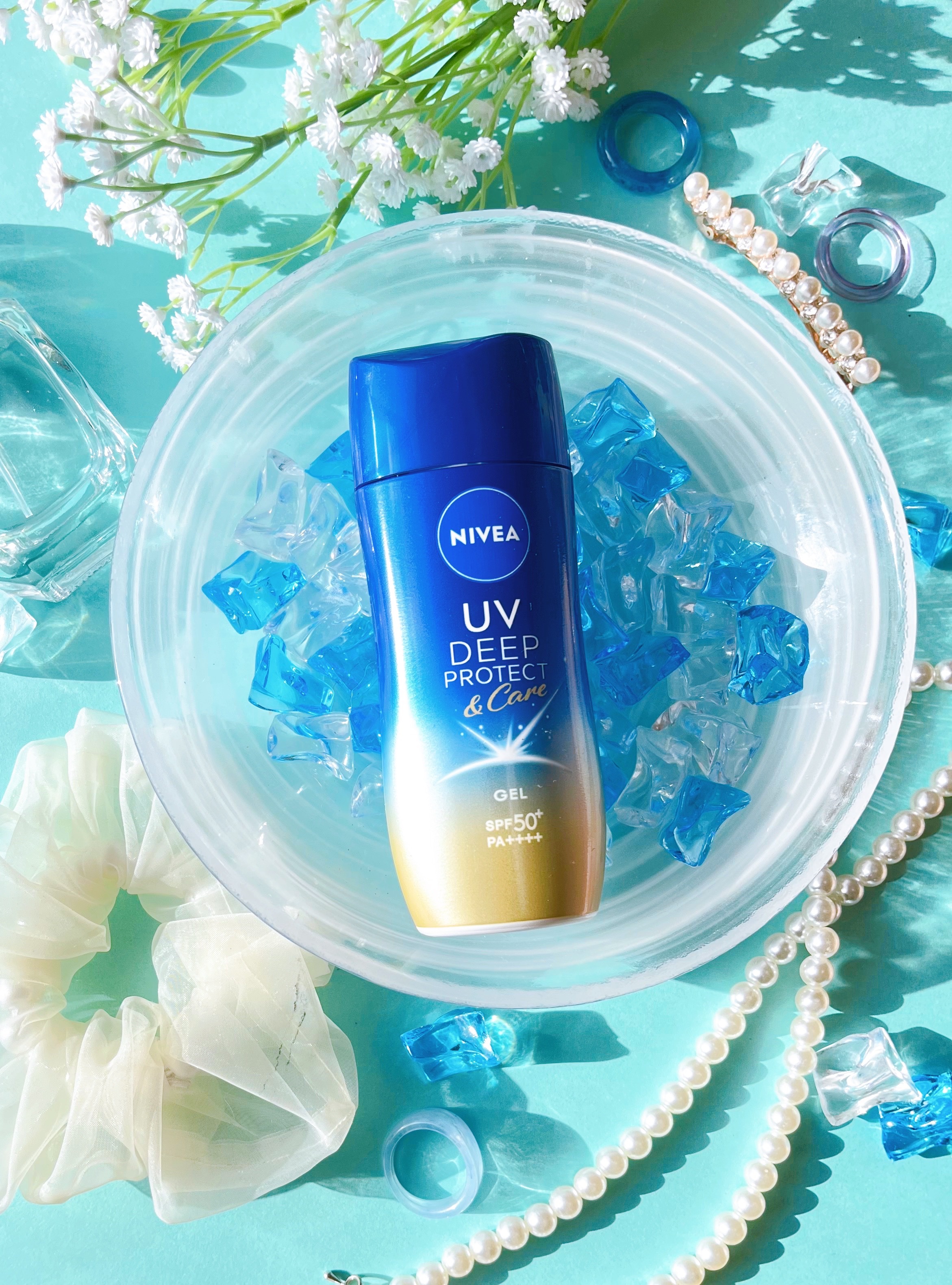 ニベアUV ディープ プロテクト＆ケア ジェル/ニベア/日焼け止めジェルを使ったクチコミ（1枚目）