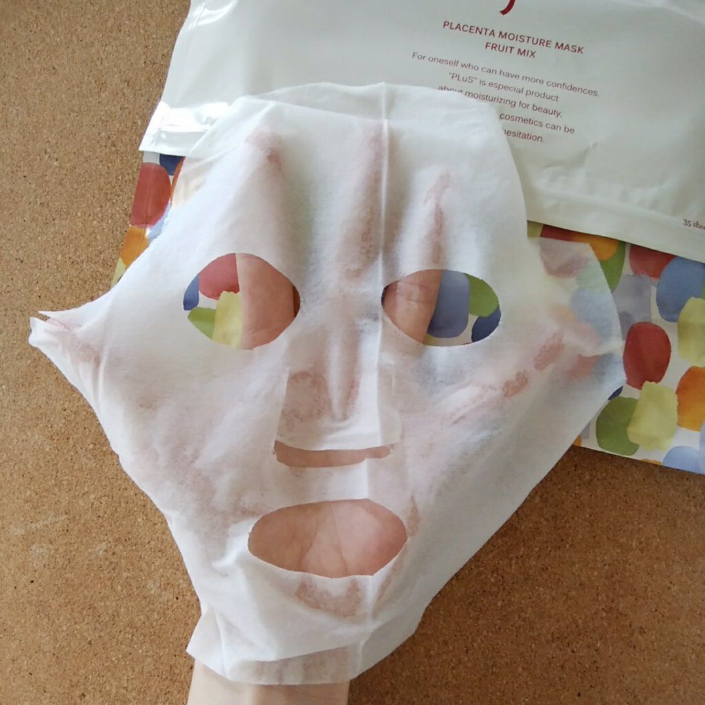 プラセンタモイスチュアマスク/PLuS/シートマスク・パックを使ったクチコミ（3枚目）