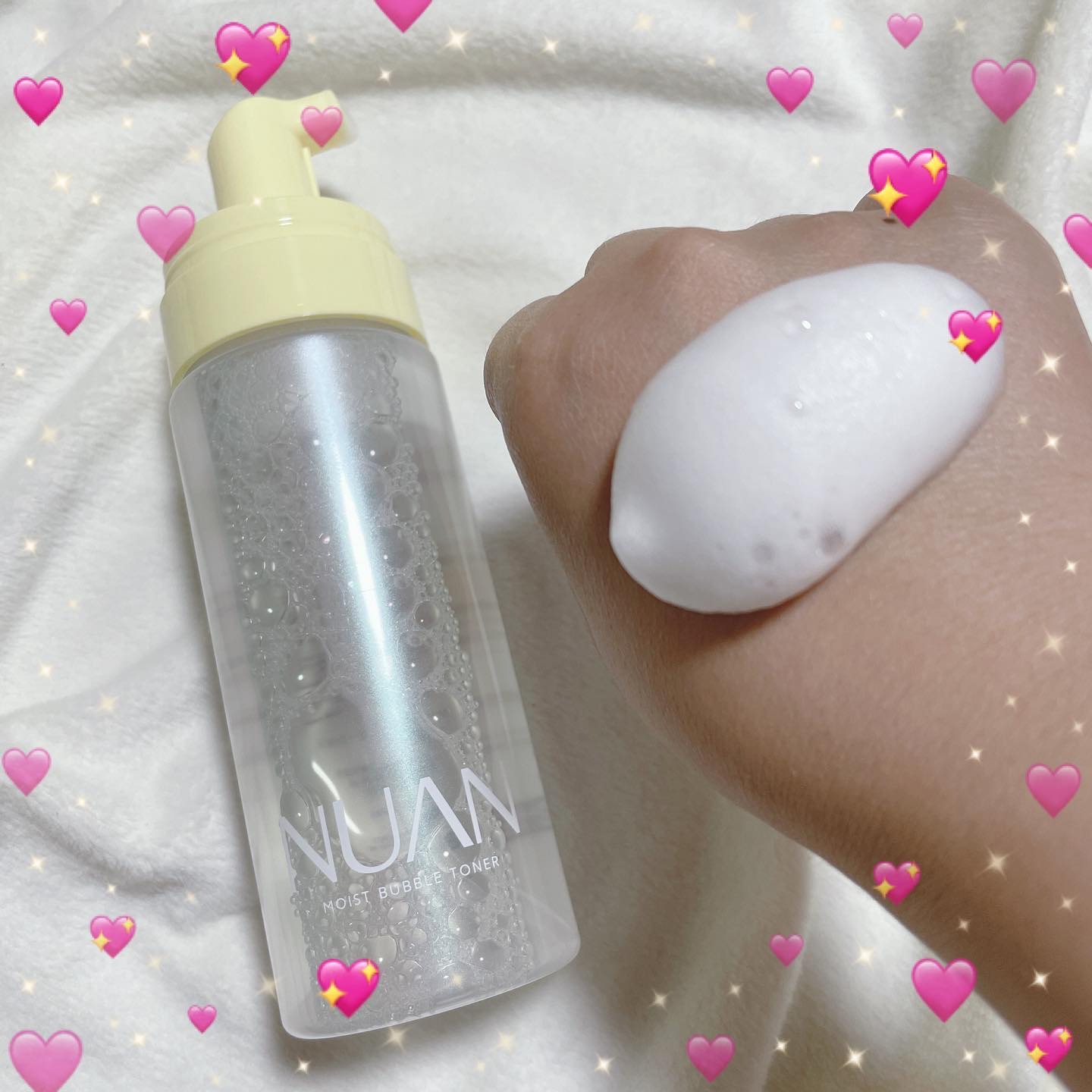 浸透バブル化粧水/NUAN/化粧水を使ったクチコミ（2枚目）