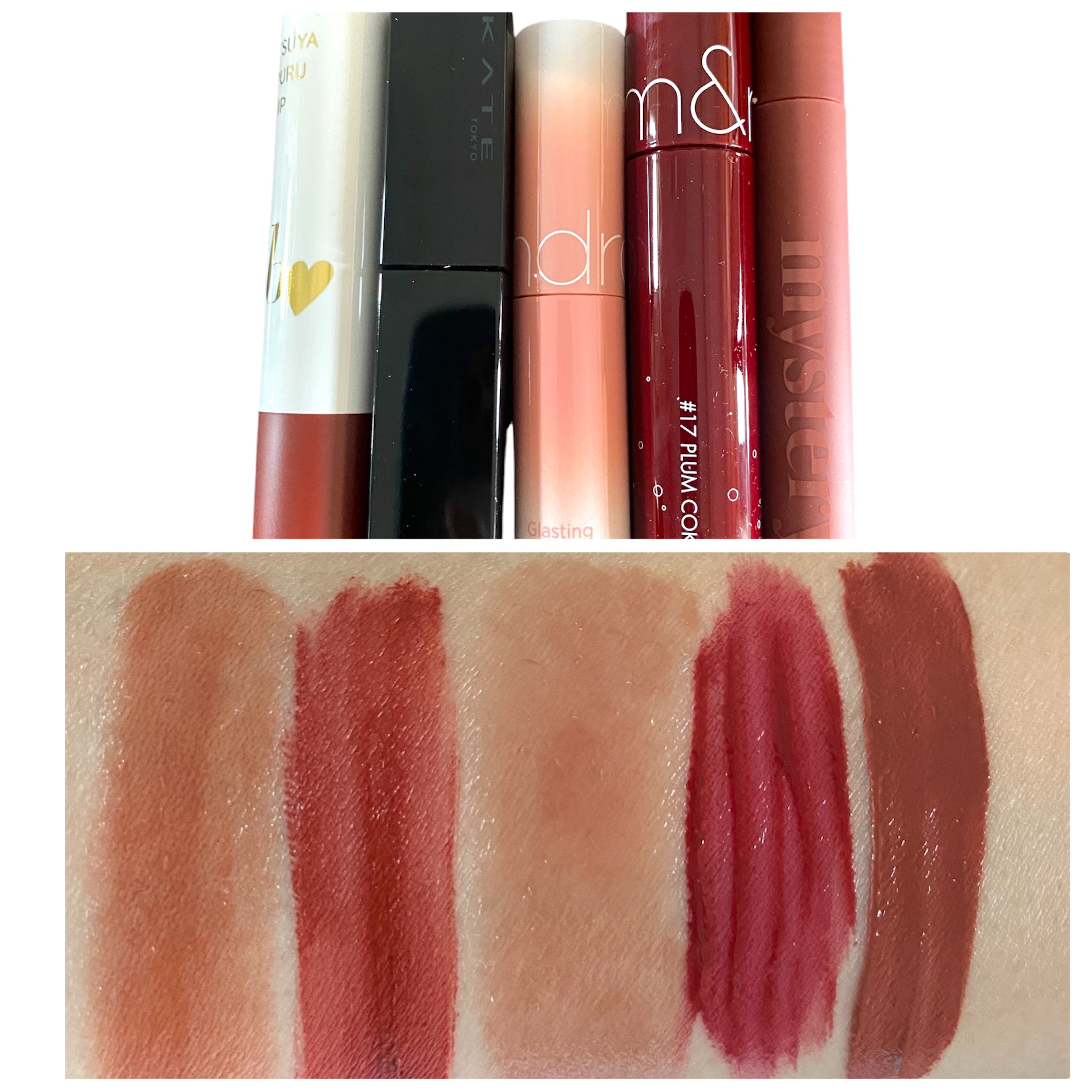 ジューシーラスティングティント/rom&nd/リップティントを使ったクチコミ（2枚目）