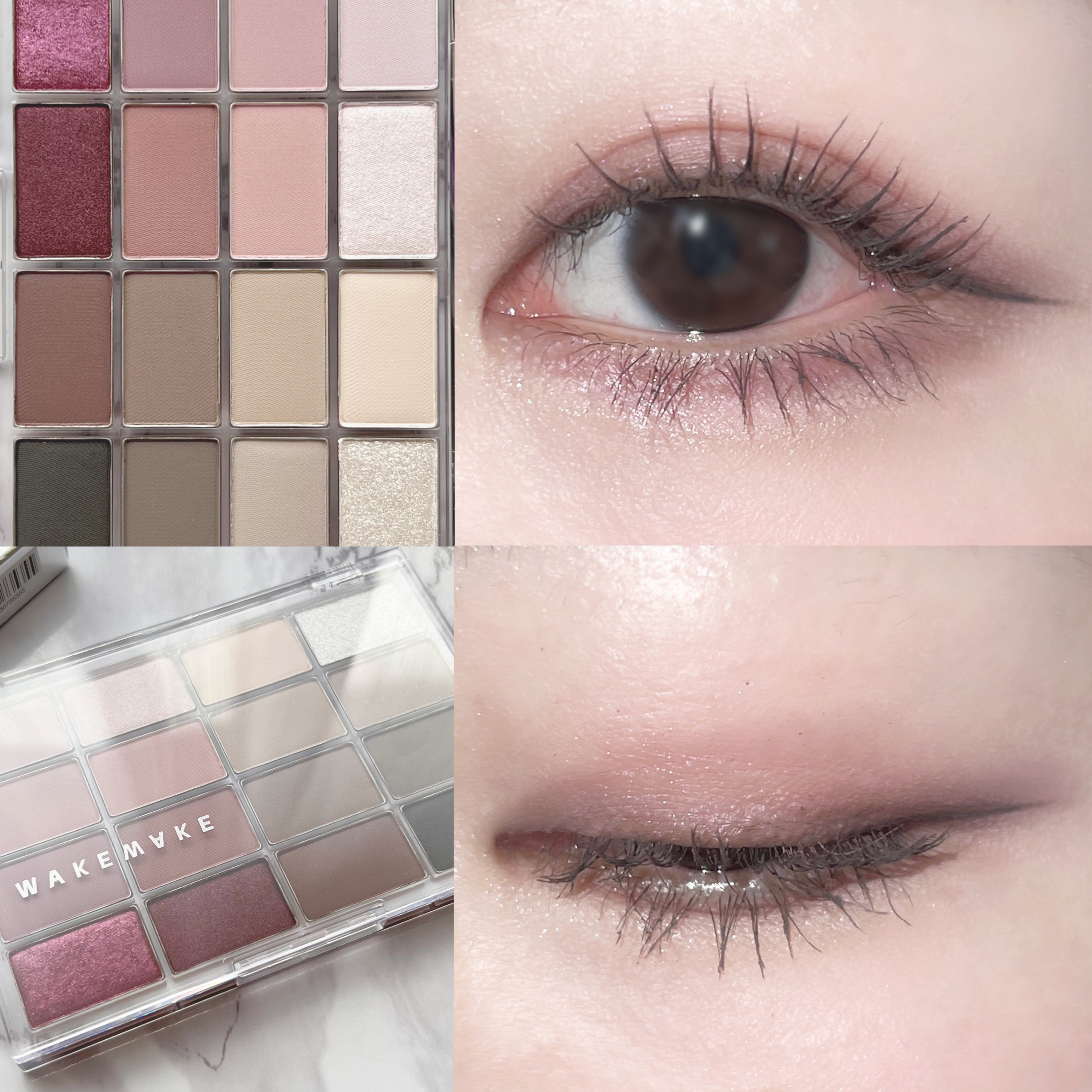 ソフトブラーリングアイパレット/wakemake/アイシャドウパレットを使ったクチコミ（1枚目）