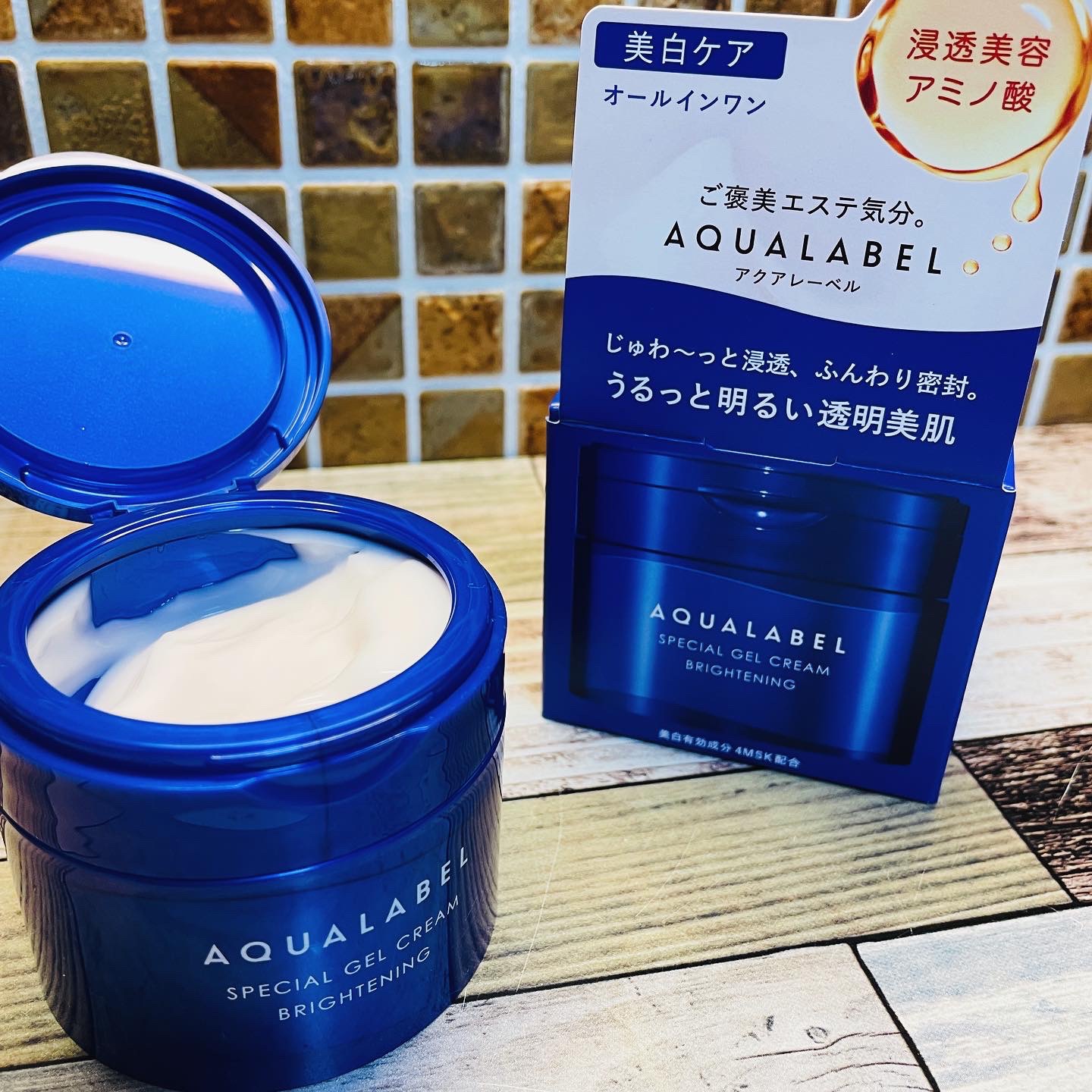 スペシャルジェルクリーム EX （ブライトニング） /アクアレーベル/オールインワン化粧品を使ったクチコミ（1枚目）