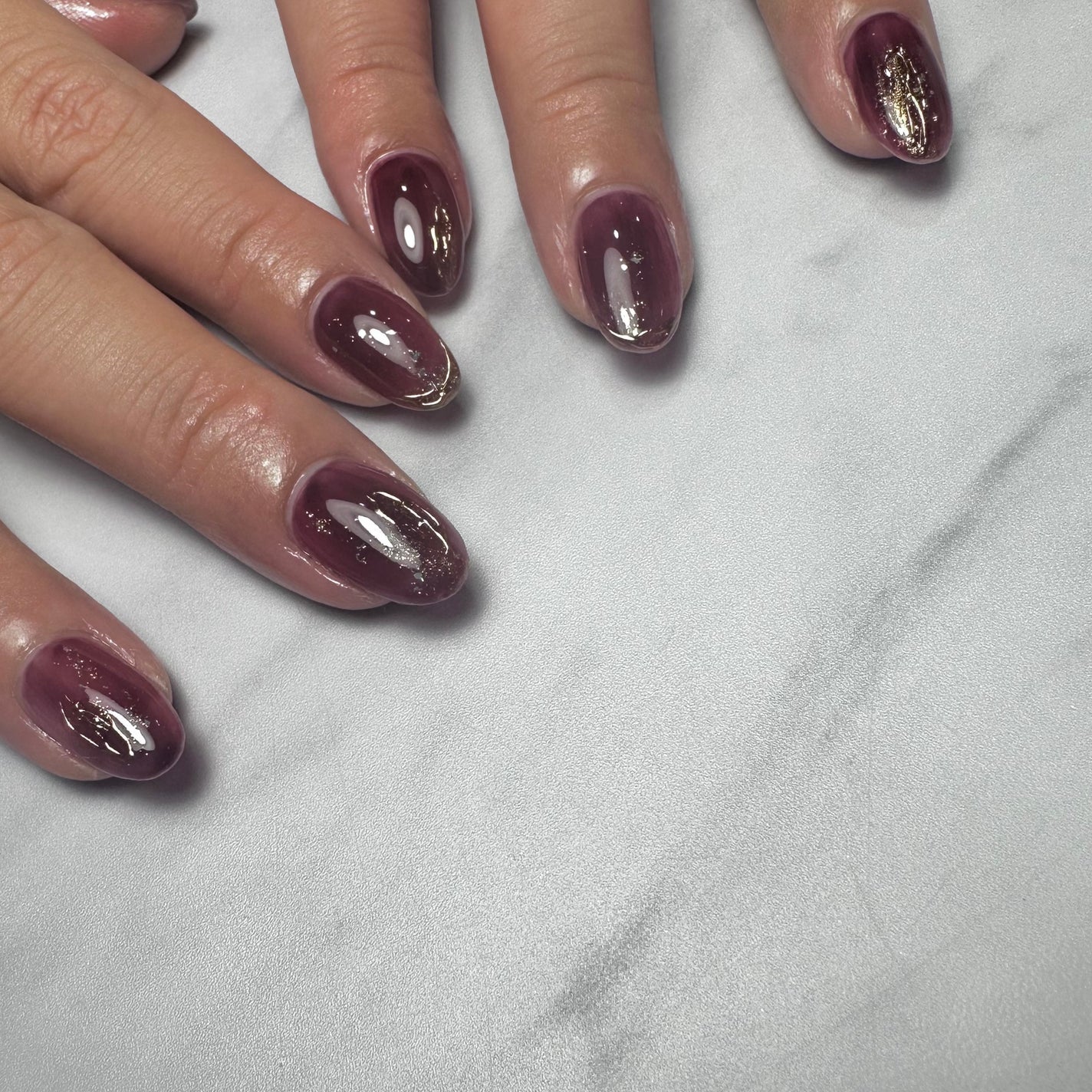 kanna on LIPS 「ボルドーニュアンス❤️𓂃𓈒おまかせで気に入って頂けて嬉しい♥️..」(2枚目)