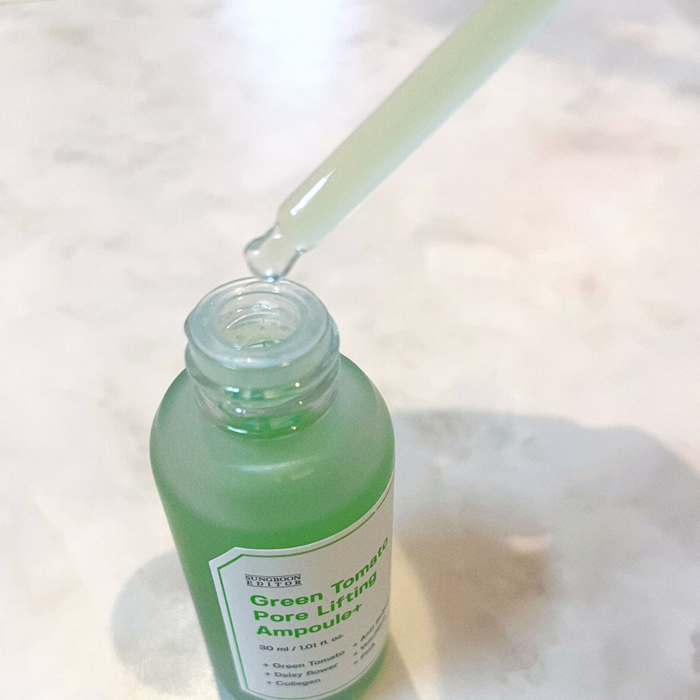 グリーントマトポアリフティングアンプル+/SUNGBOON EDITOR(成分エディター)/美容液を使ったクチコミ(2枚目)