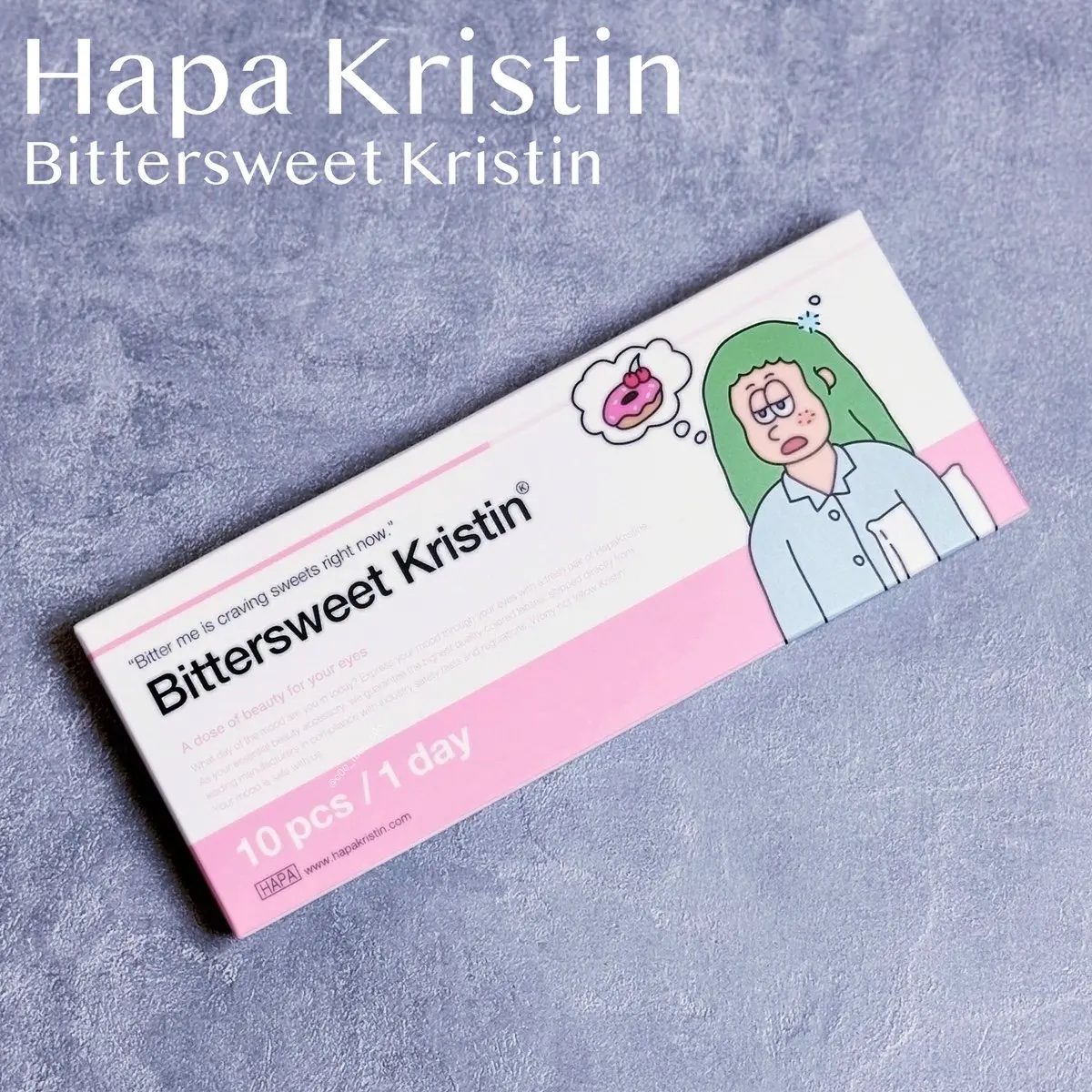 ビタースイートクリスティン/Hapa kristin/カラーコンタクトレンズを使ったクチコミ（2枚目）