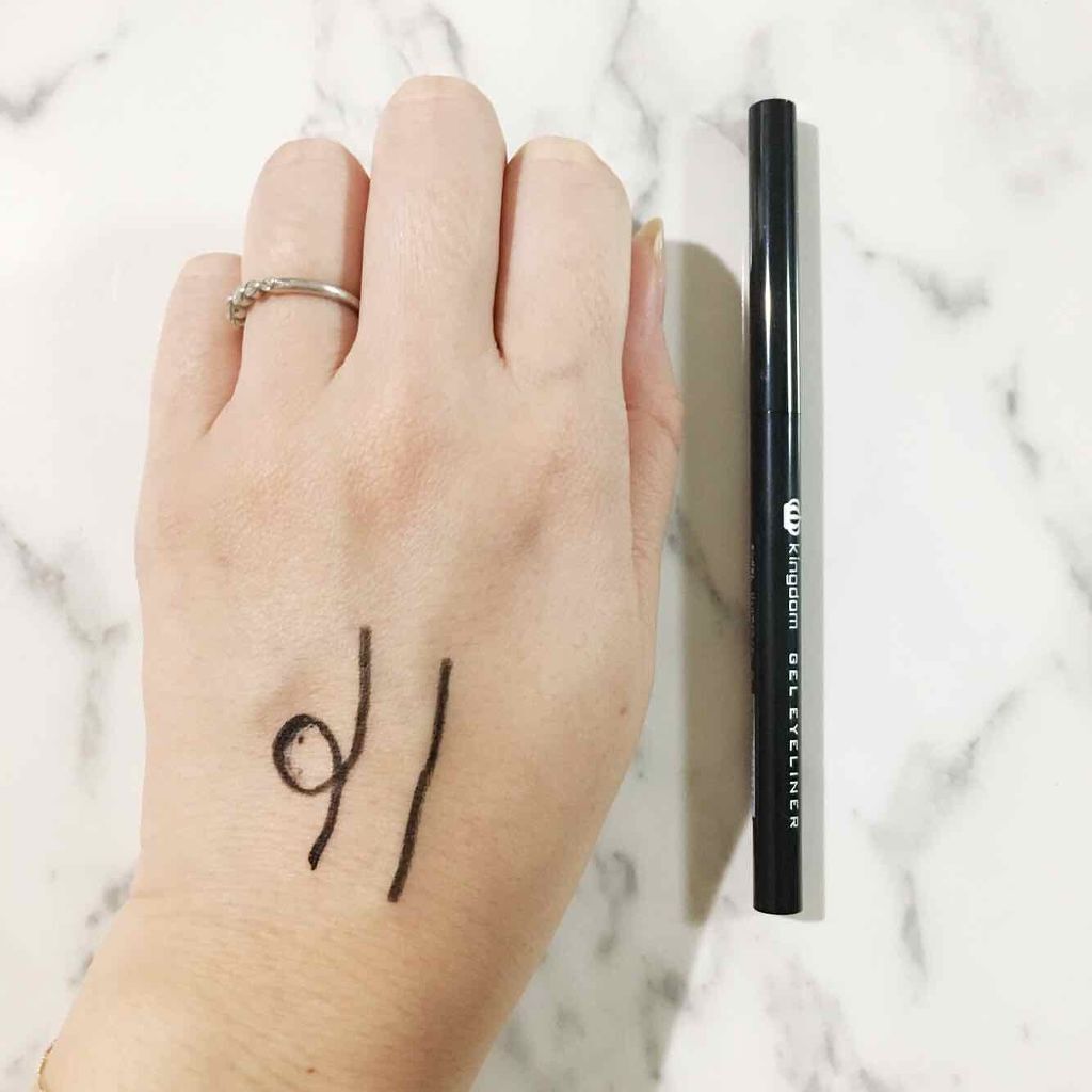 ジェルアイライナー/キングダム/ジェルアイライナーを使ったクチコミ（2枚目）