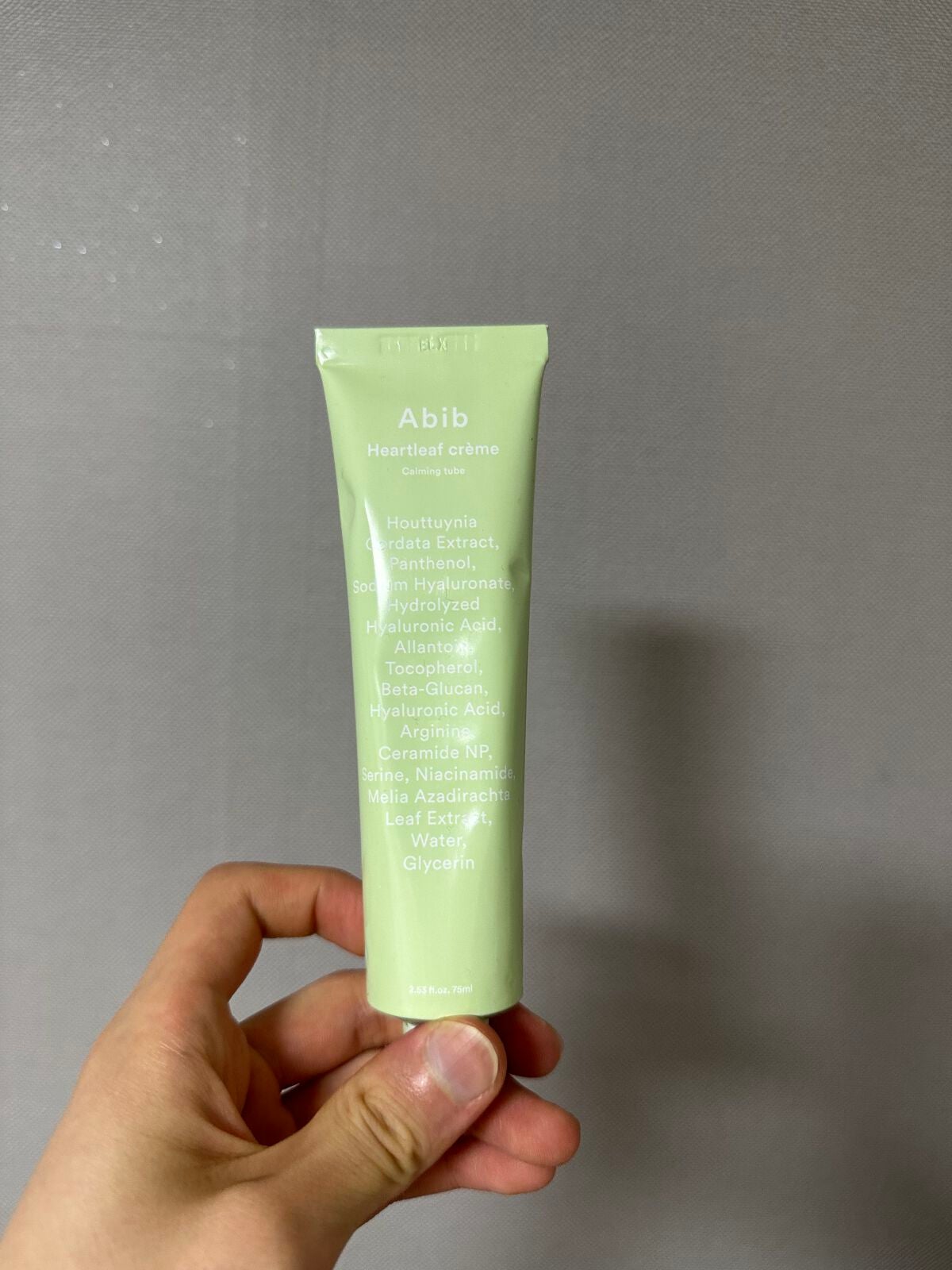 ドクダミクリームカーミングチューブ/Abib /フェイスクリームを使ったクチコミ(1枚目)